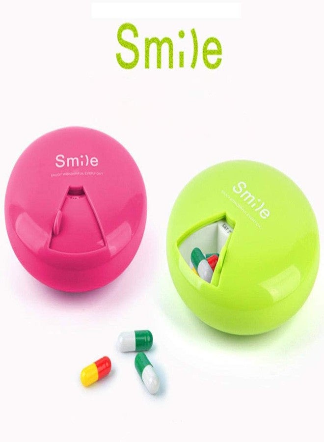 INVODA Pill Organizer Pill Case Portable Pill Container BPA-Free Pill Box 7 Day Weekly Pills Dispenser,7 Compartments Storage Container - Image 2